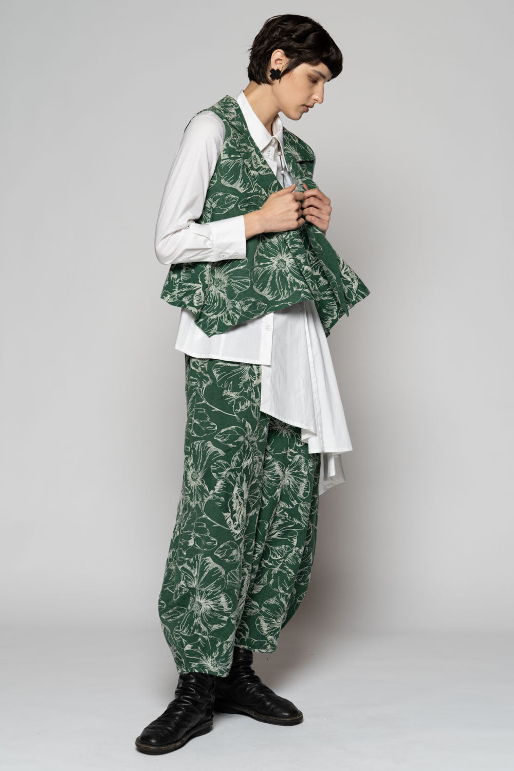 Sazanka Vest Sage