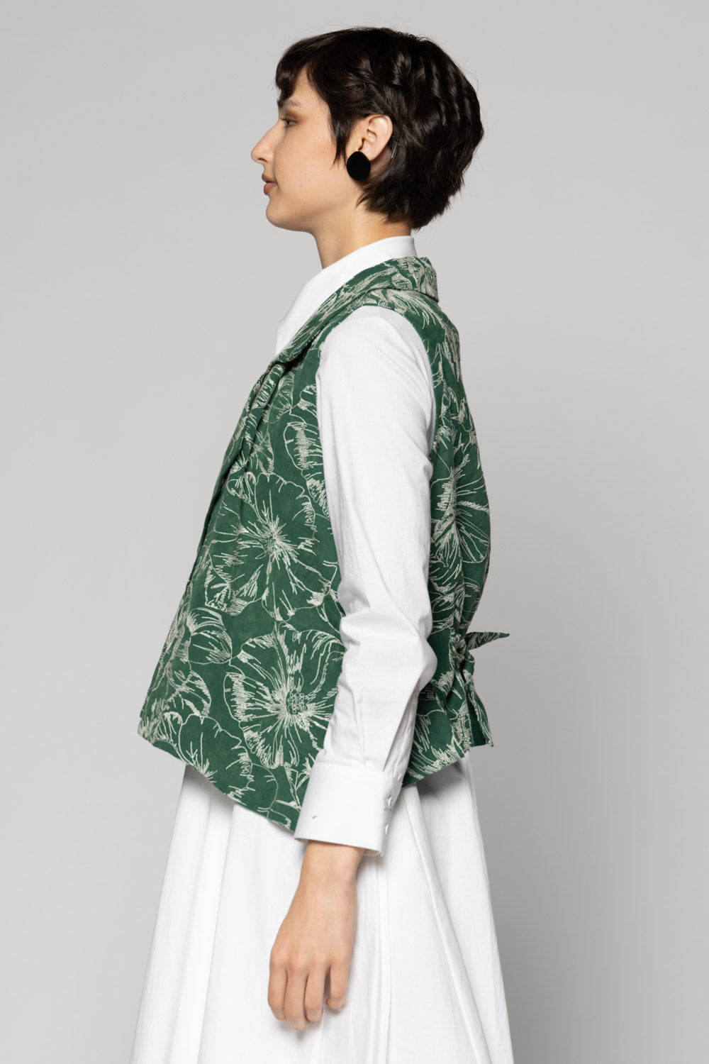 Sazanka Vest Sage