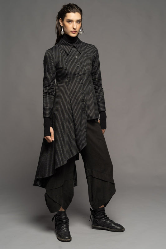 Najia Long Shirt Blk