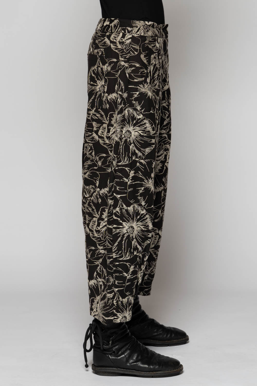 Sazanka Low Pants Blk