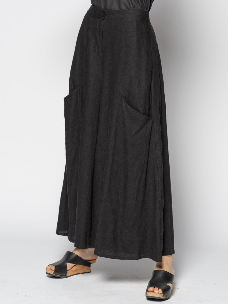 Kaya Wide Pants Blk