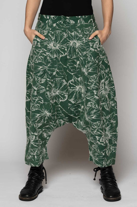 Sazanka Low Pants Sage