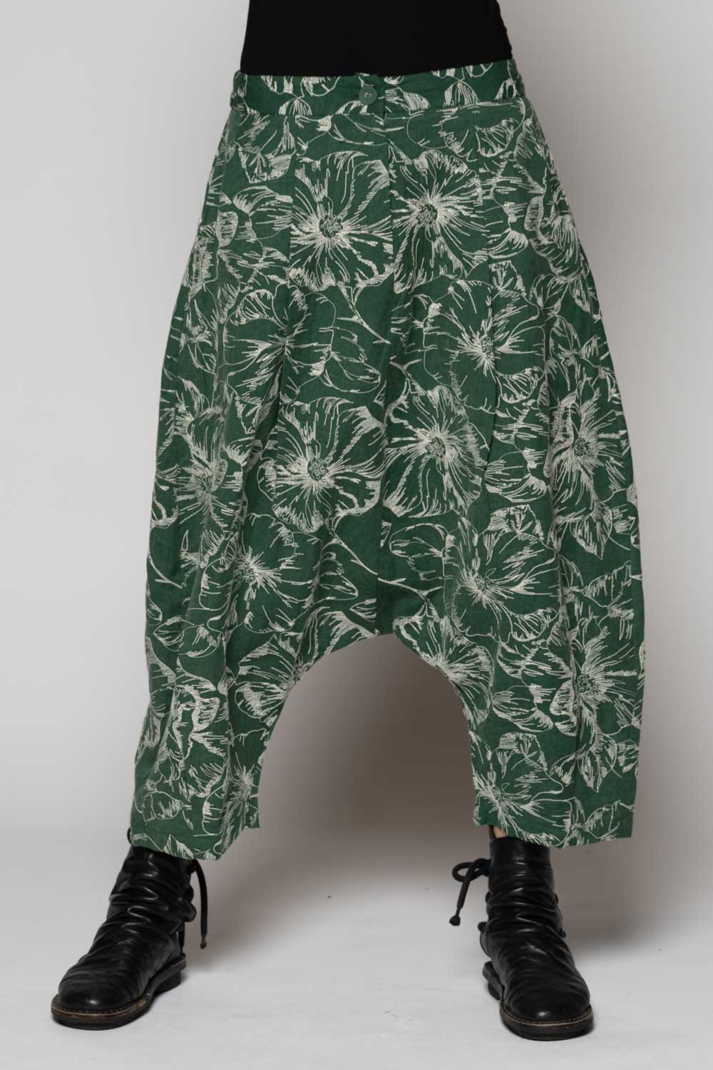 Sazanka Low Pants Sage