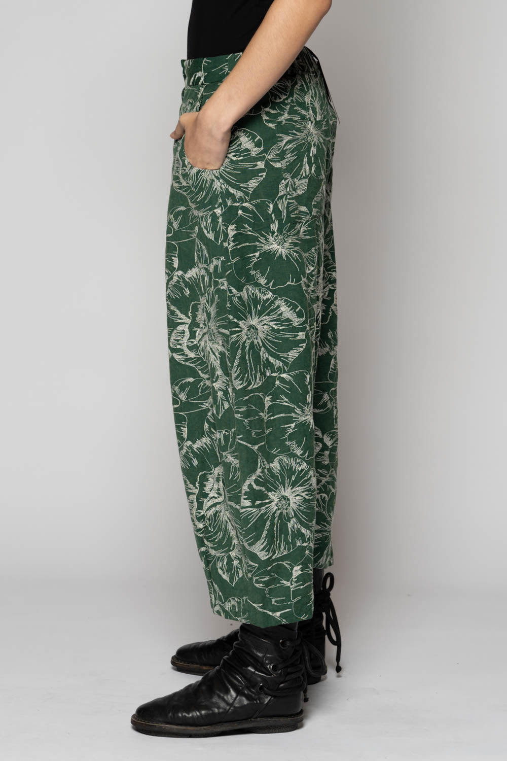 Sazanka Low Pants Sage
