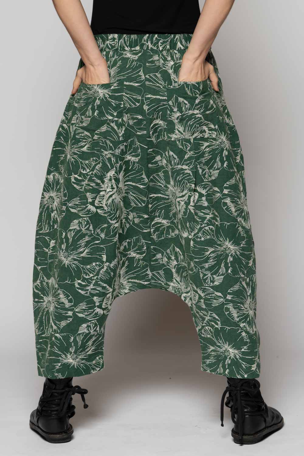 Sazanka Low Pants Sage