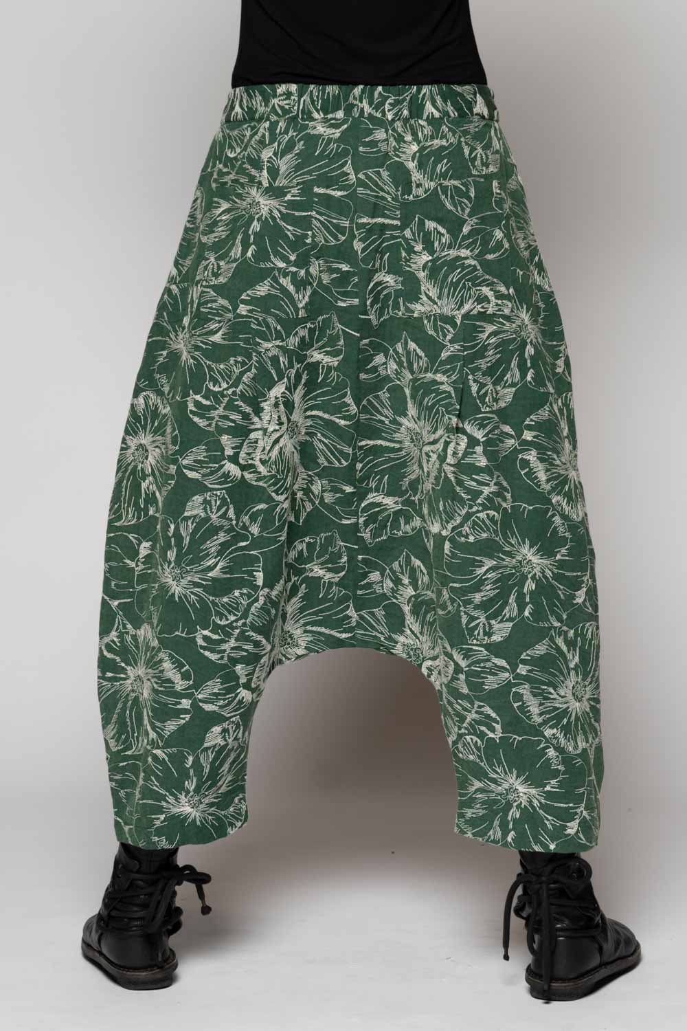 Sazanka Low Pants Sage