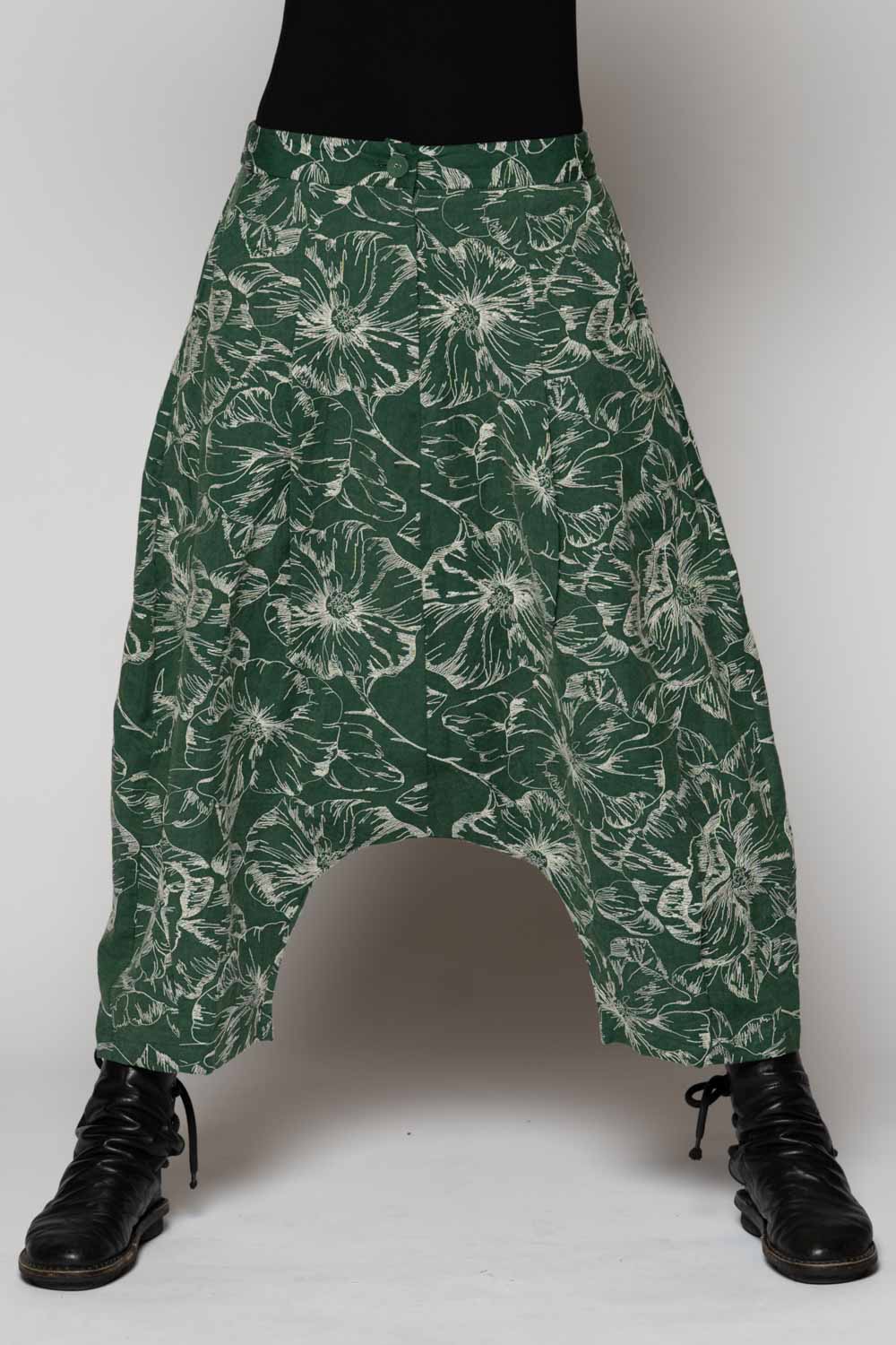 Sazanka Low Pants Sage