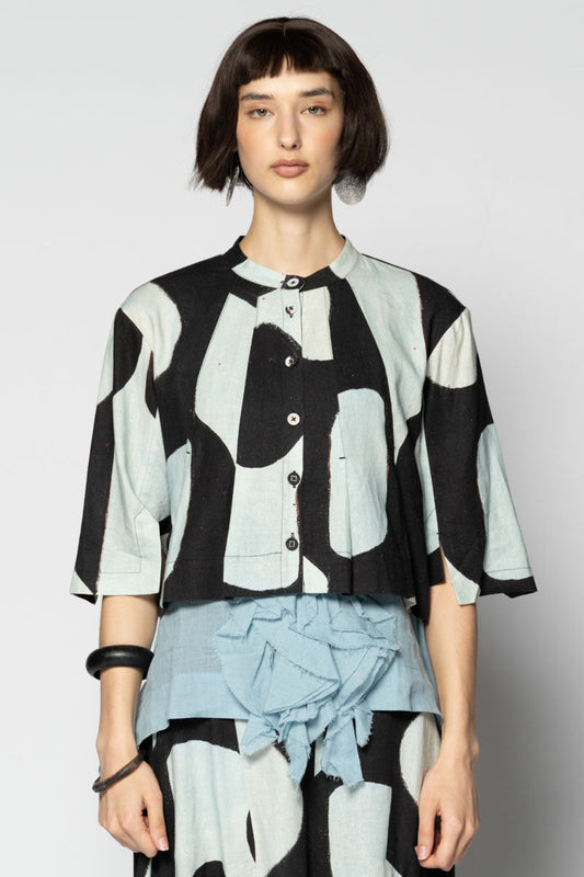 Kakure Short Jacket Blk