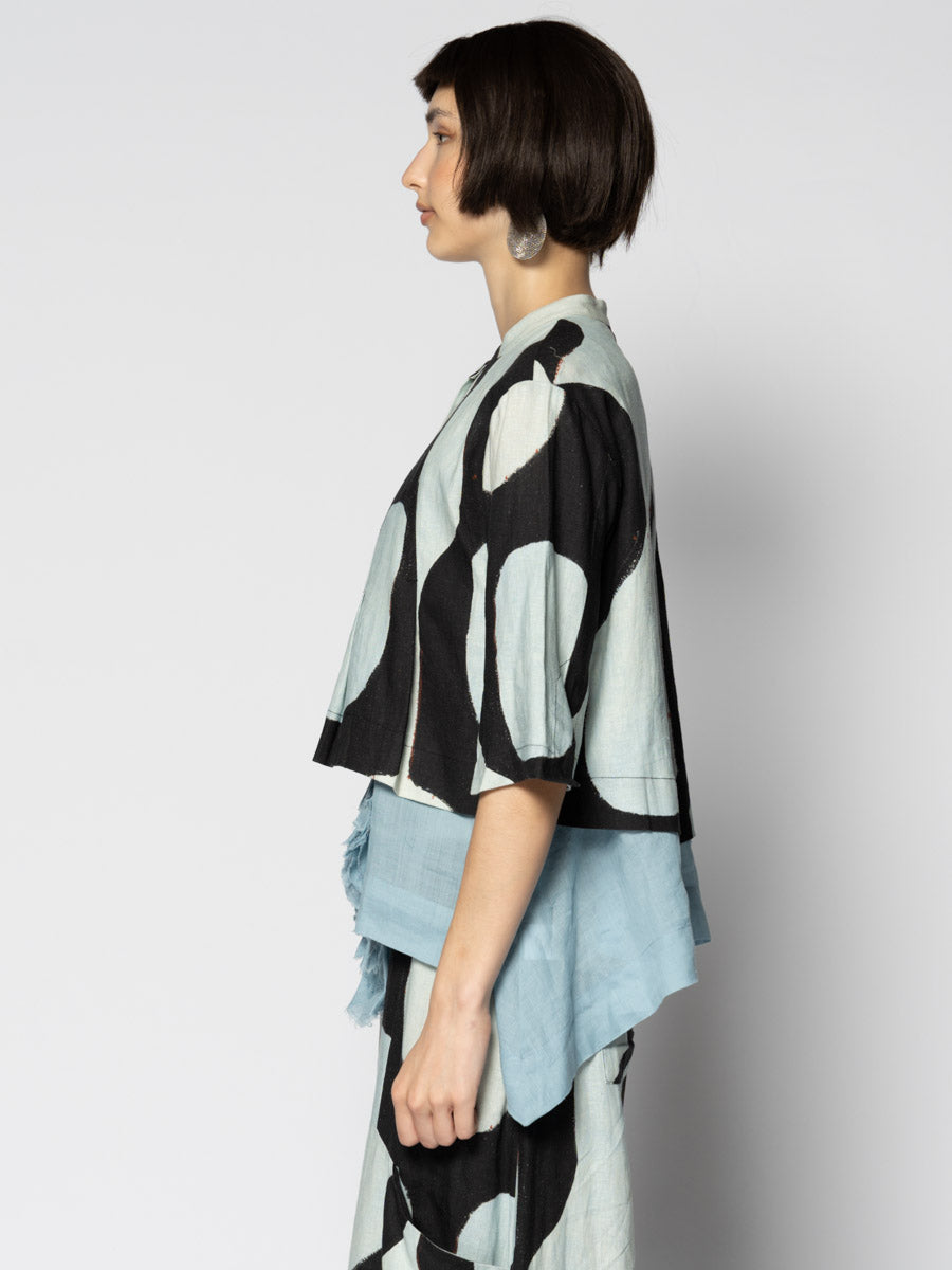 Kakure Short Jacket Blk