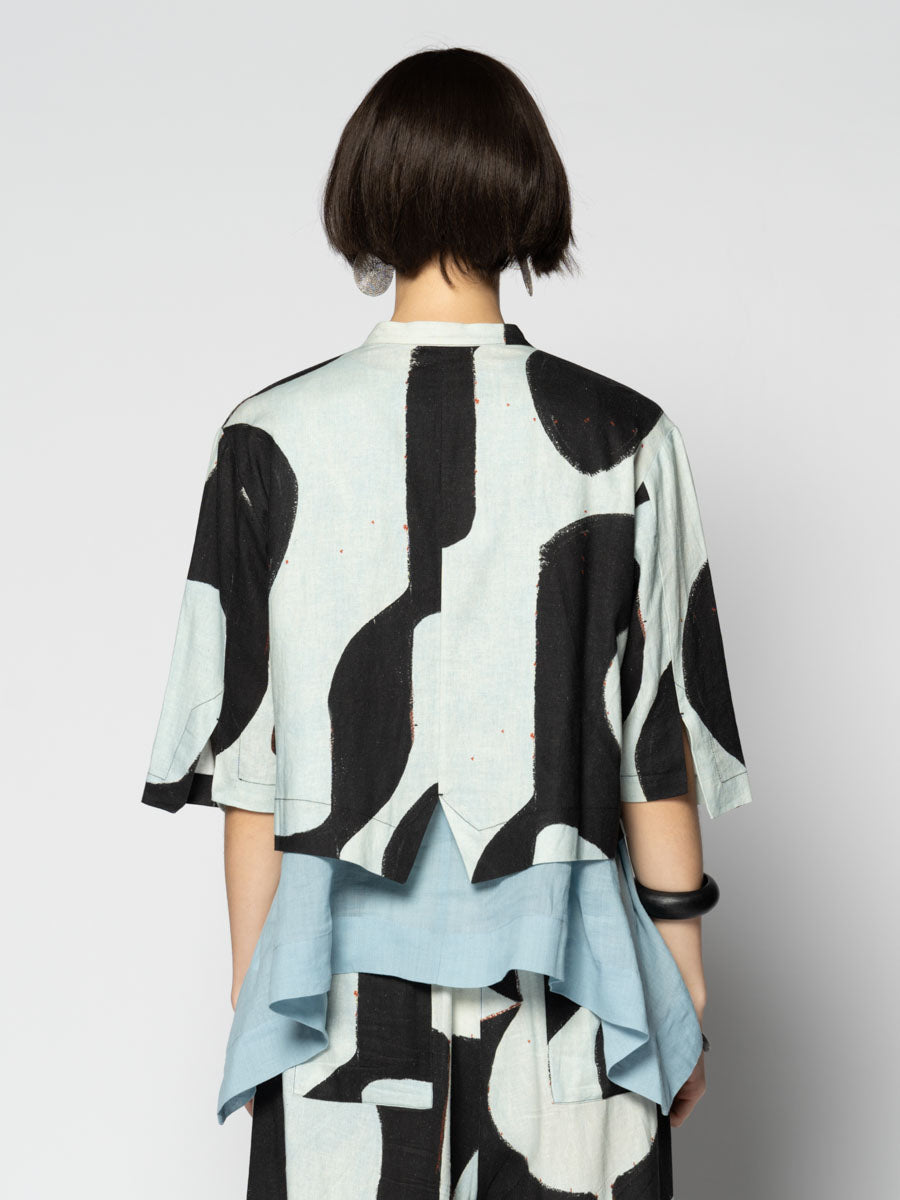 Kakure Short Jacket Blk