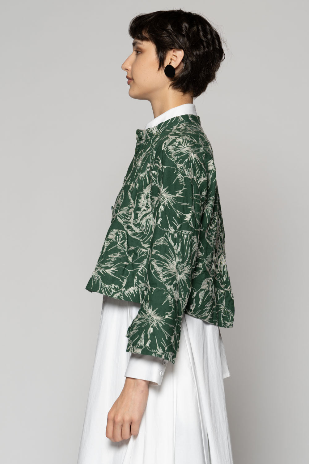 Sazanka Short Jacket Sage