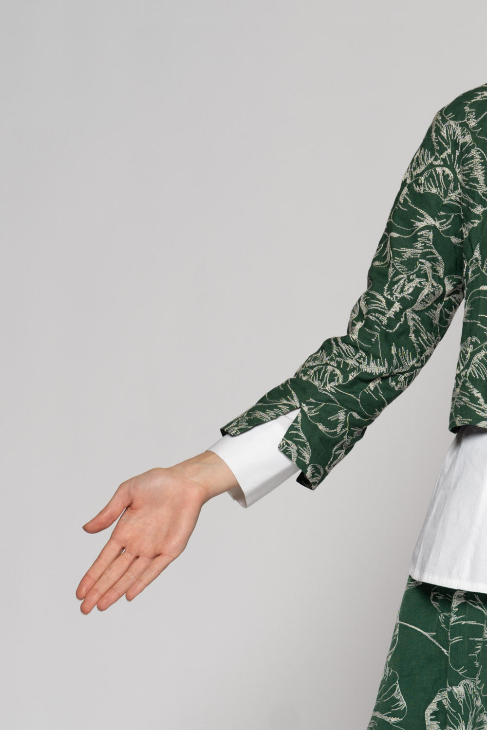 Sazanka Short Jacket Sage