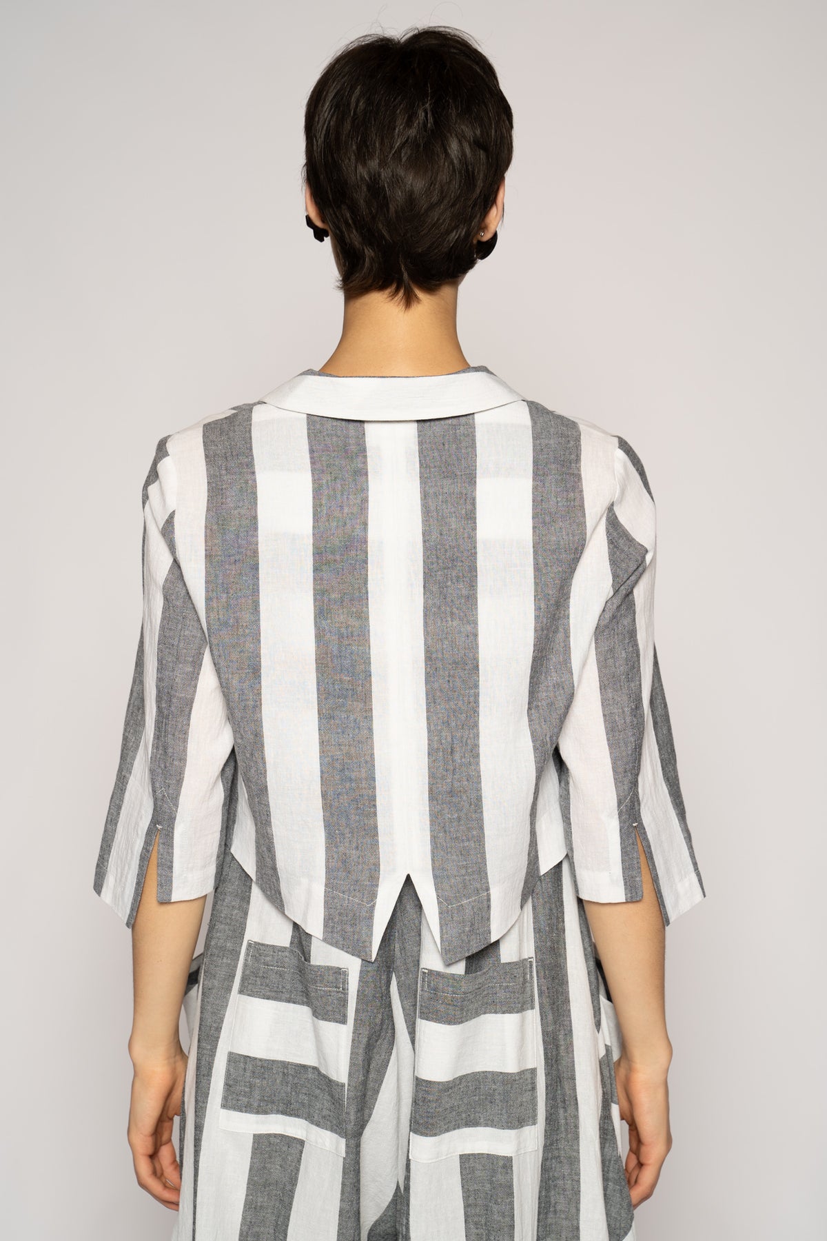 Celi Short Jacket Stripe