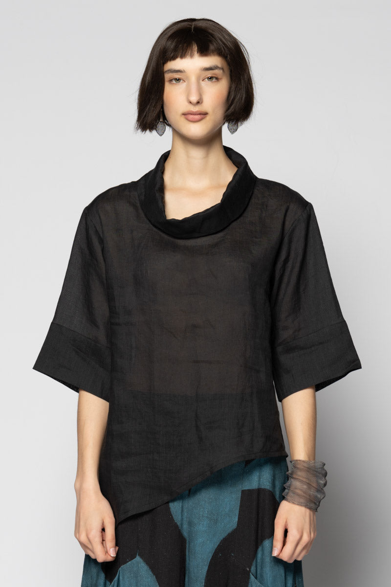 Sumi Neck Top Blk