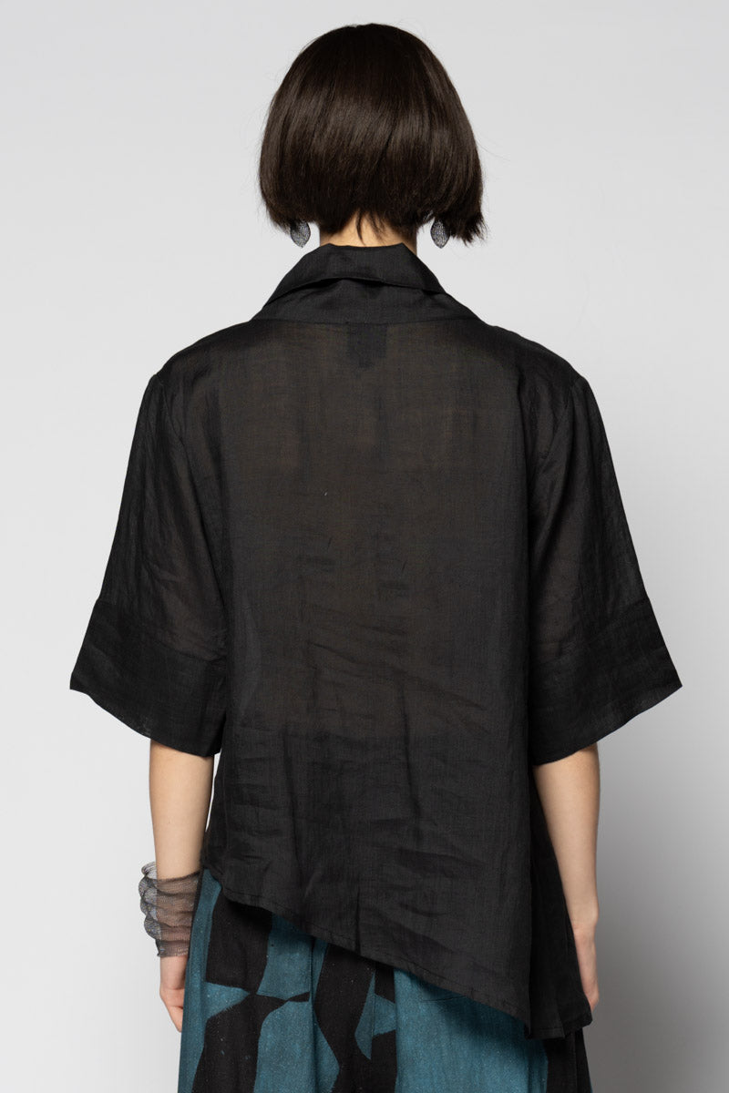 Sumi Neck Top Blk