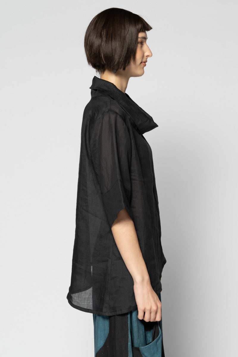 Sumi Neck Top Blk