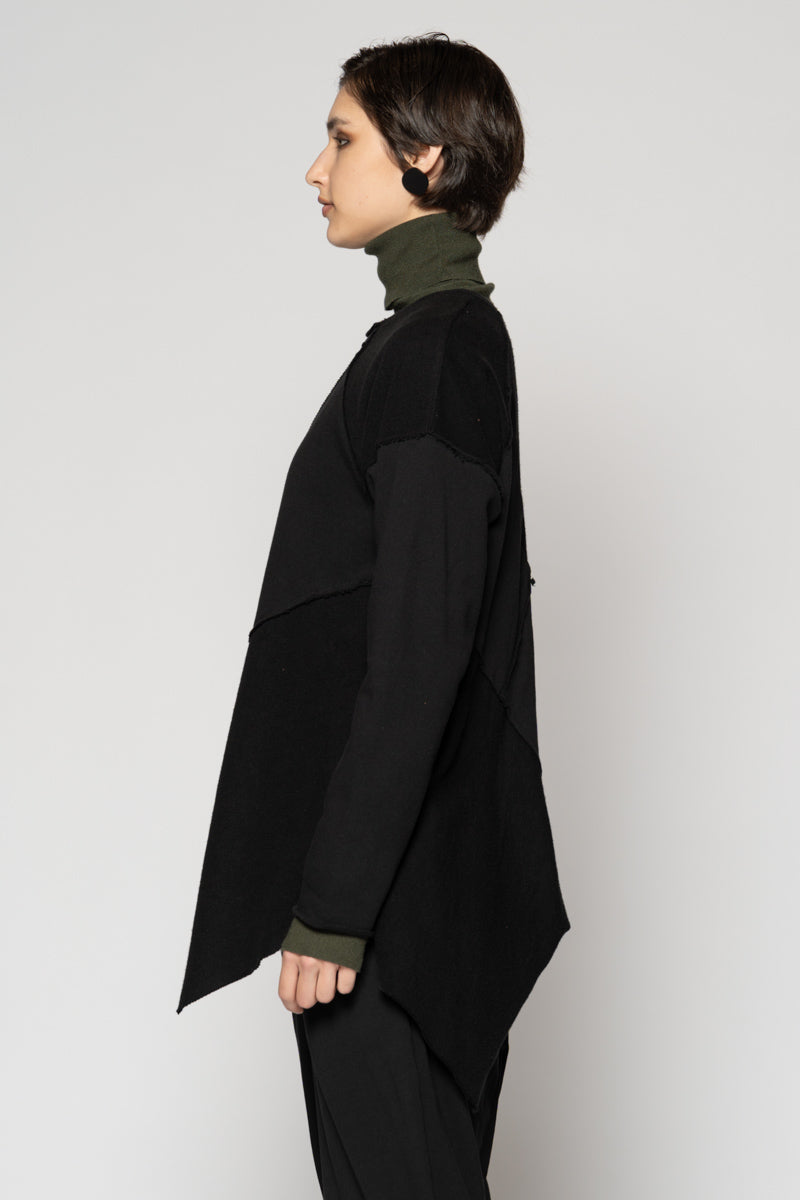 Tsukuro Patch Top Black