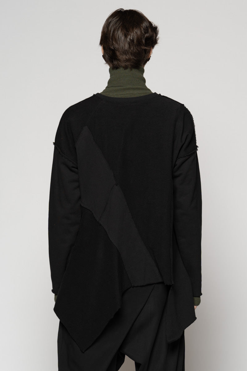 Tsukuro Patch Top Black