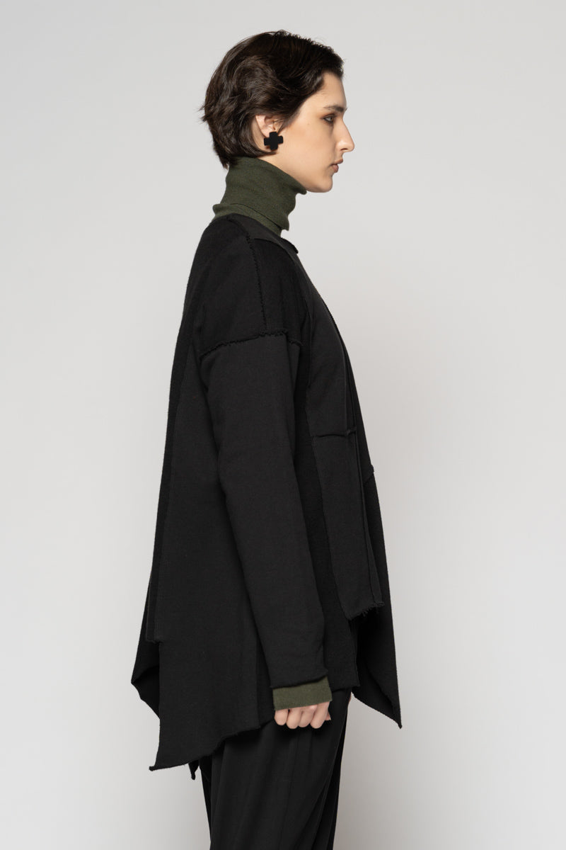 Tsukuro Patch Top Black