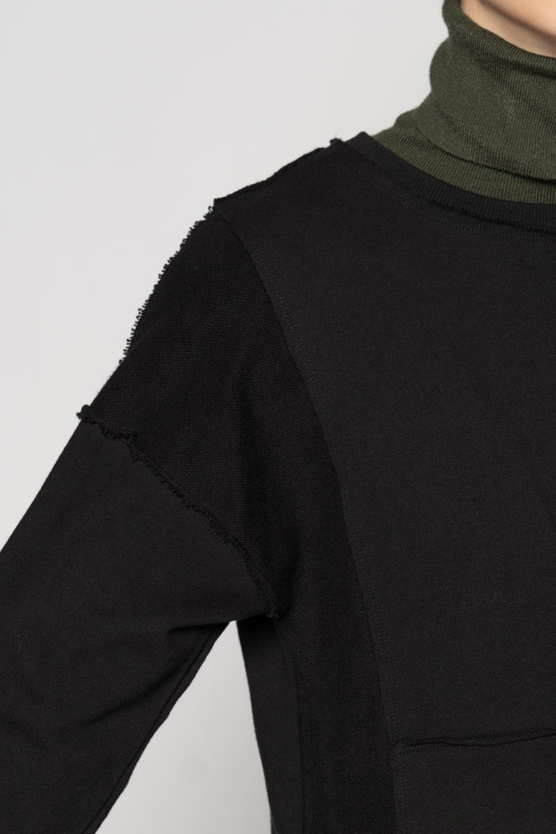 Tsukuro Patch Top Black