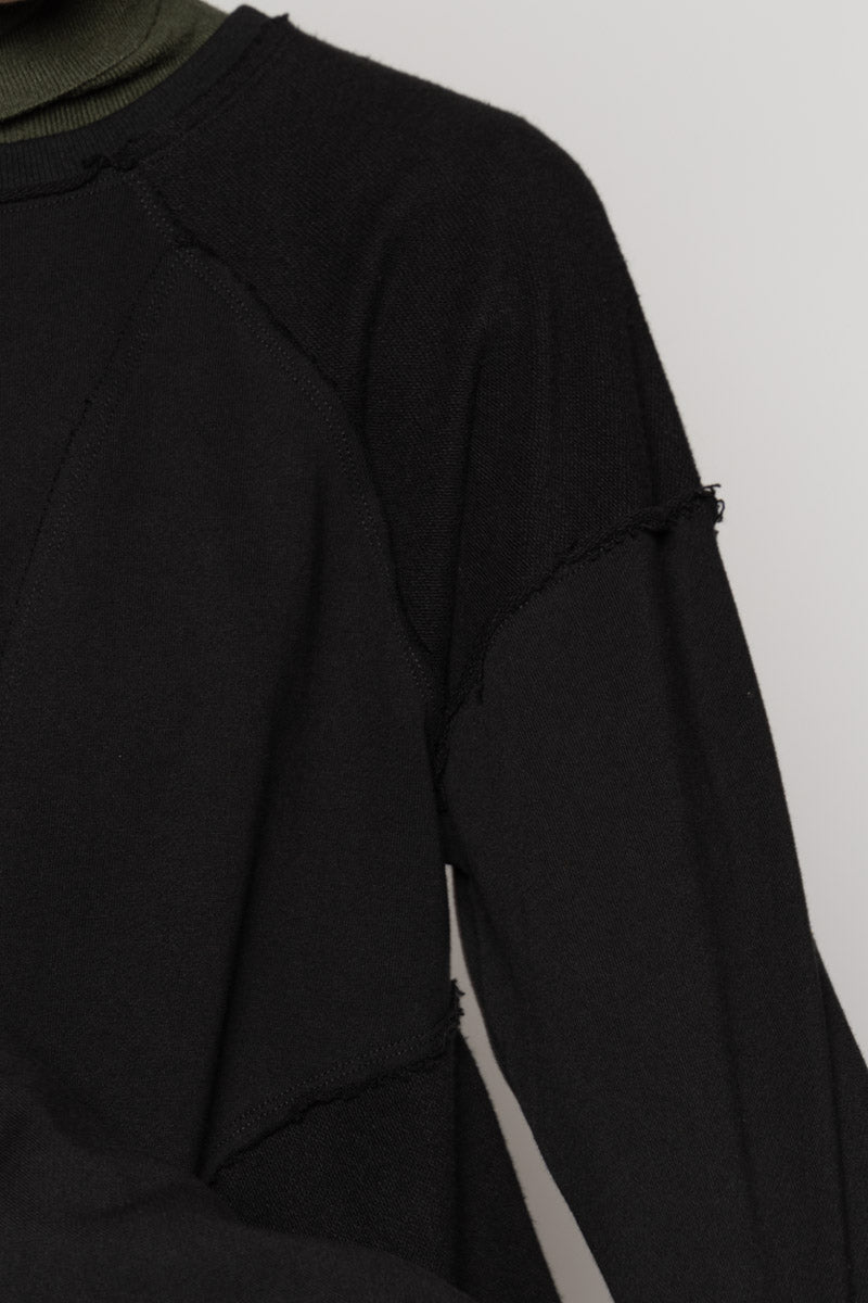 Tsukuro Patch Top Black