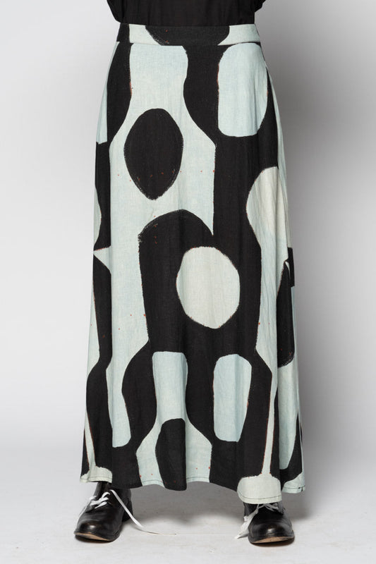 Kakure Maxi Skirt Blk