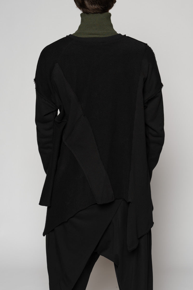 Tsukuro Patch Top Black