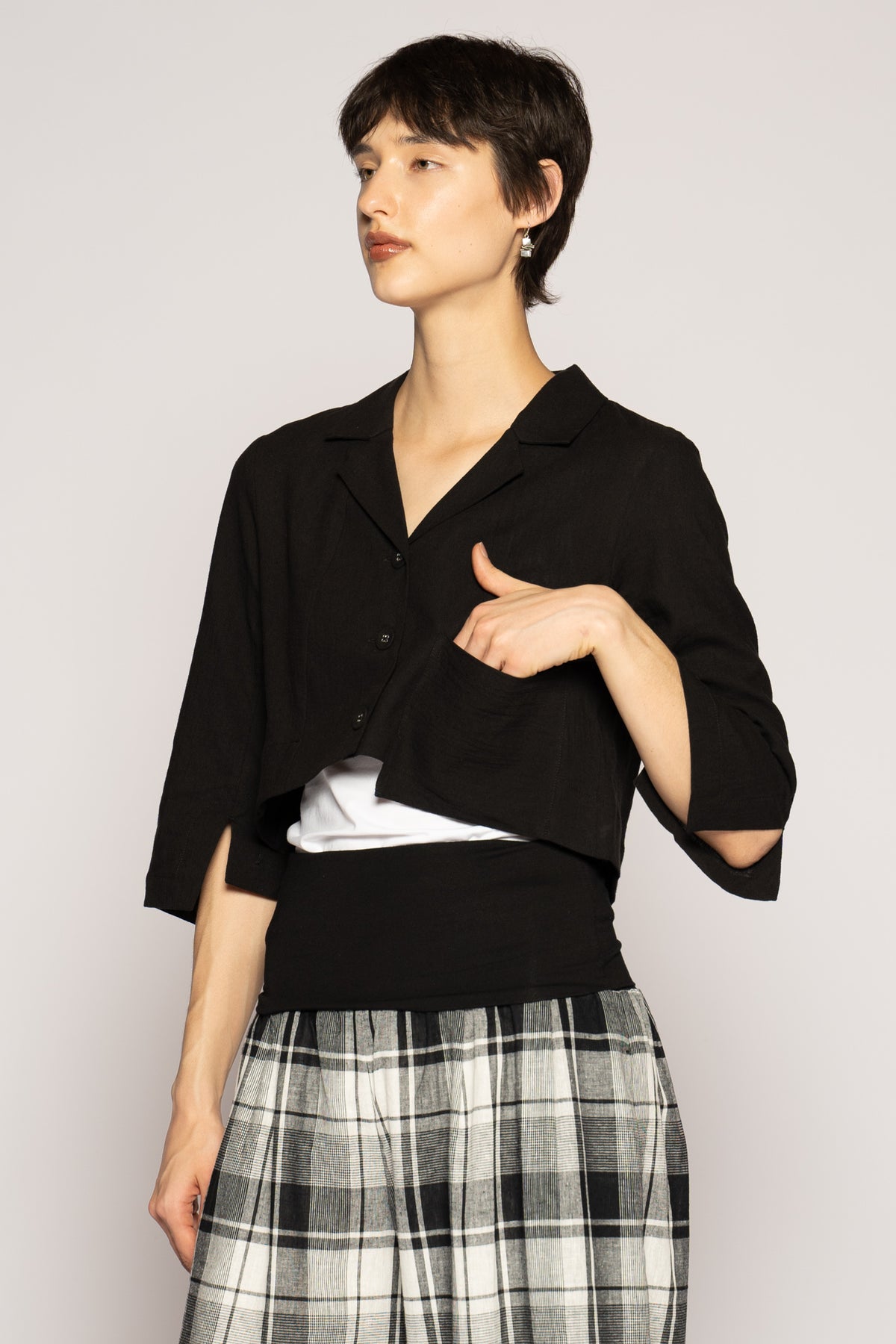 Celi Short Jacket Black