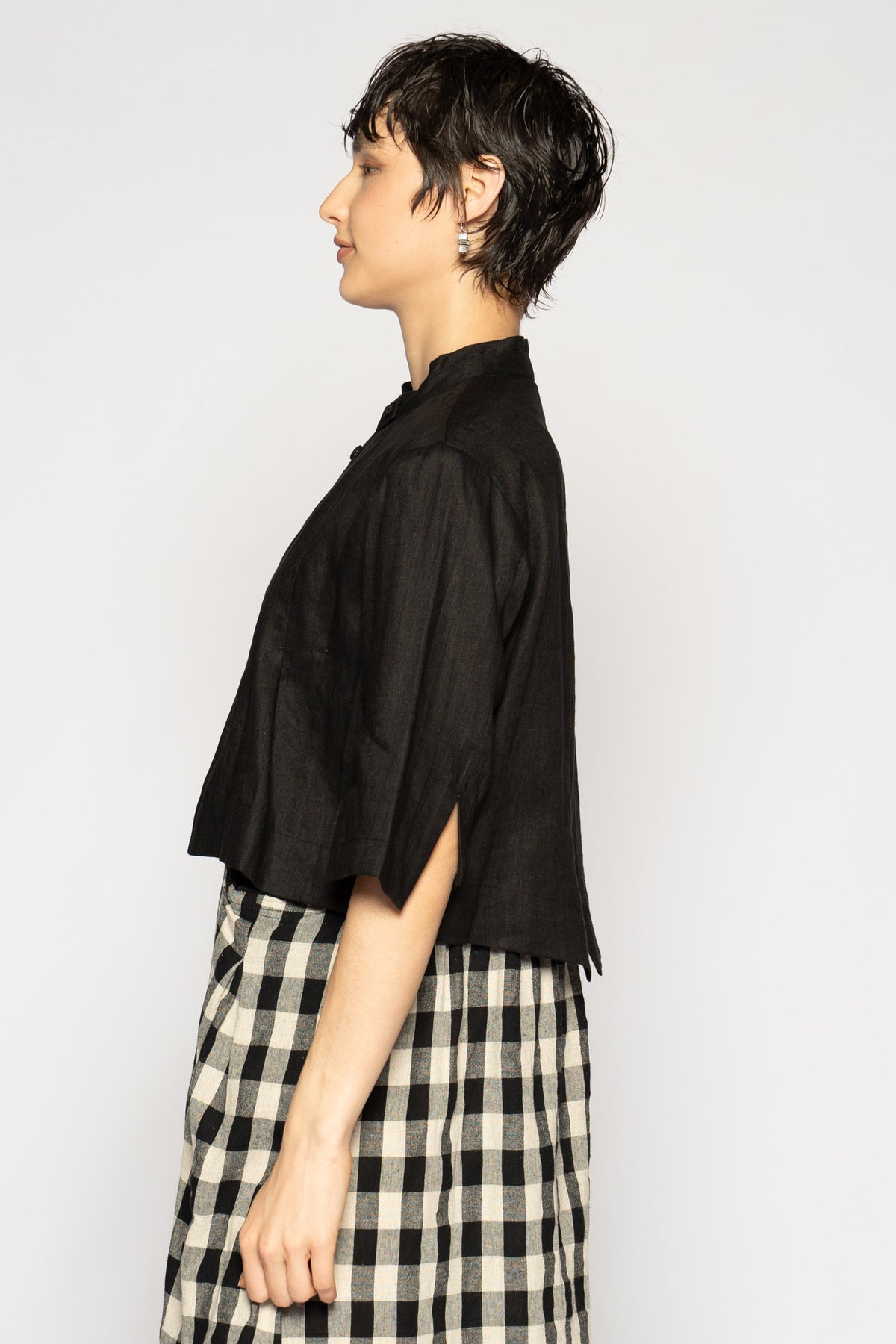 Halo Short Jacket Black