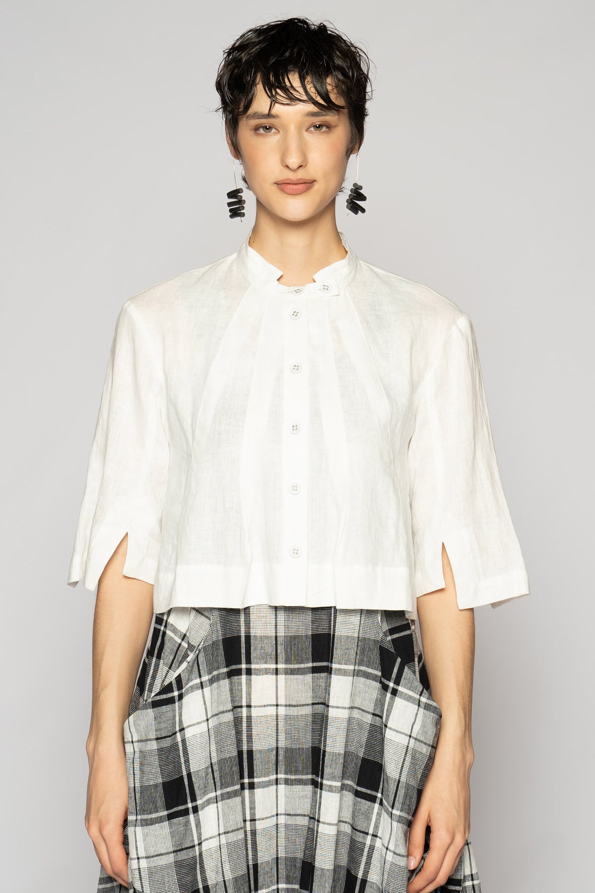 Halo Short Jacket Off White