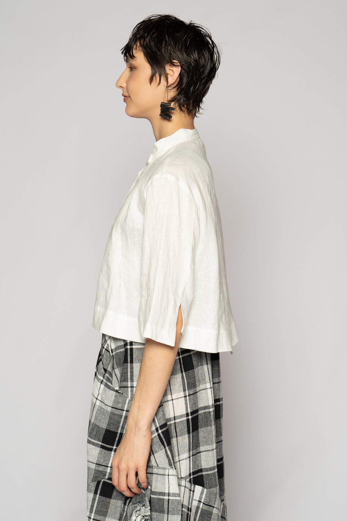 Halo Short Jacket Off White