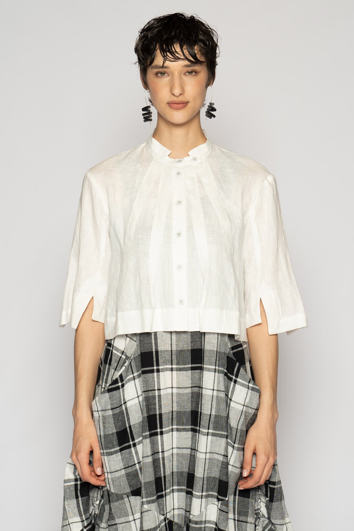 Halo Short Jacket Off White