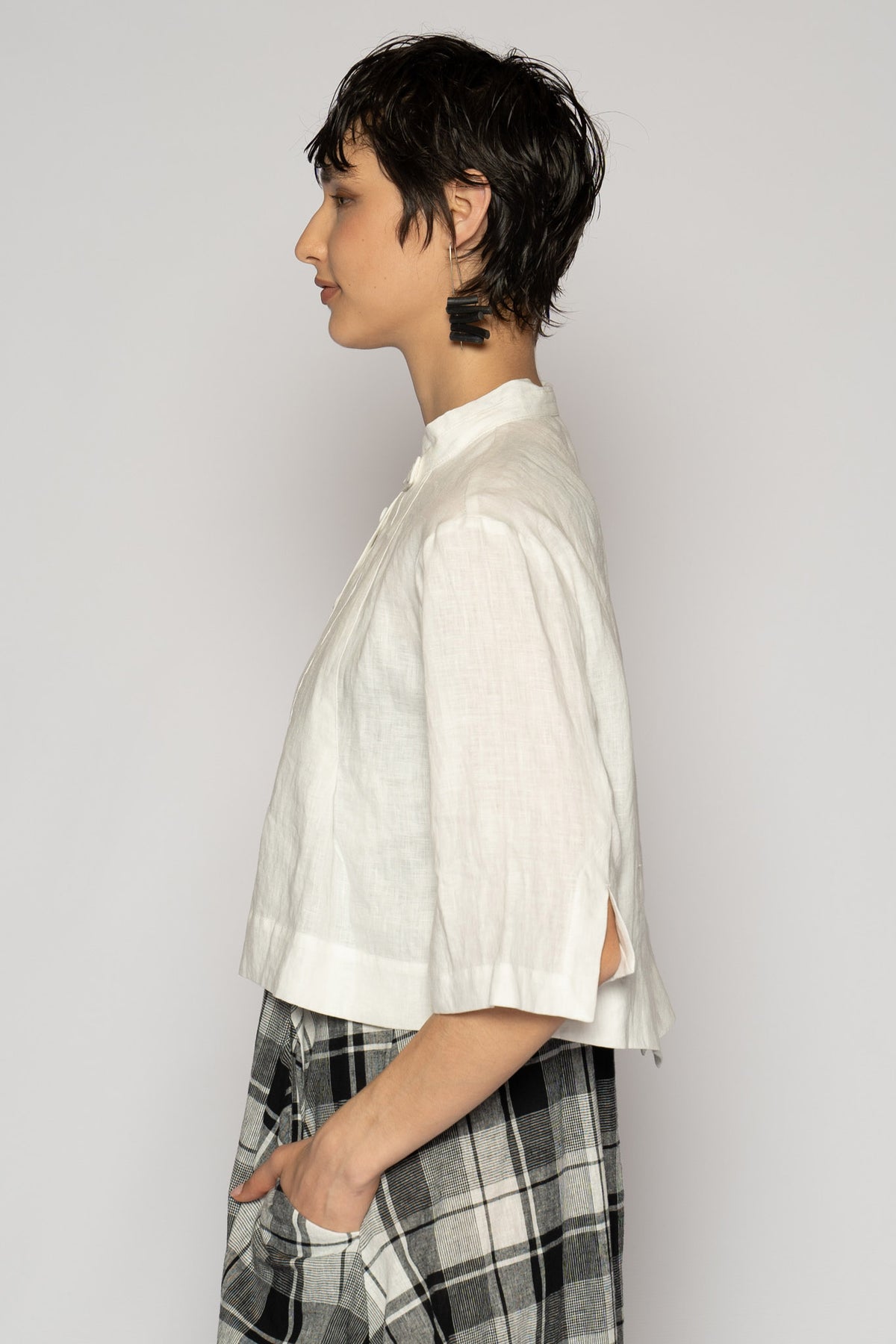 Halo Short Jacket Off White
