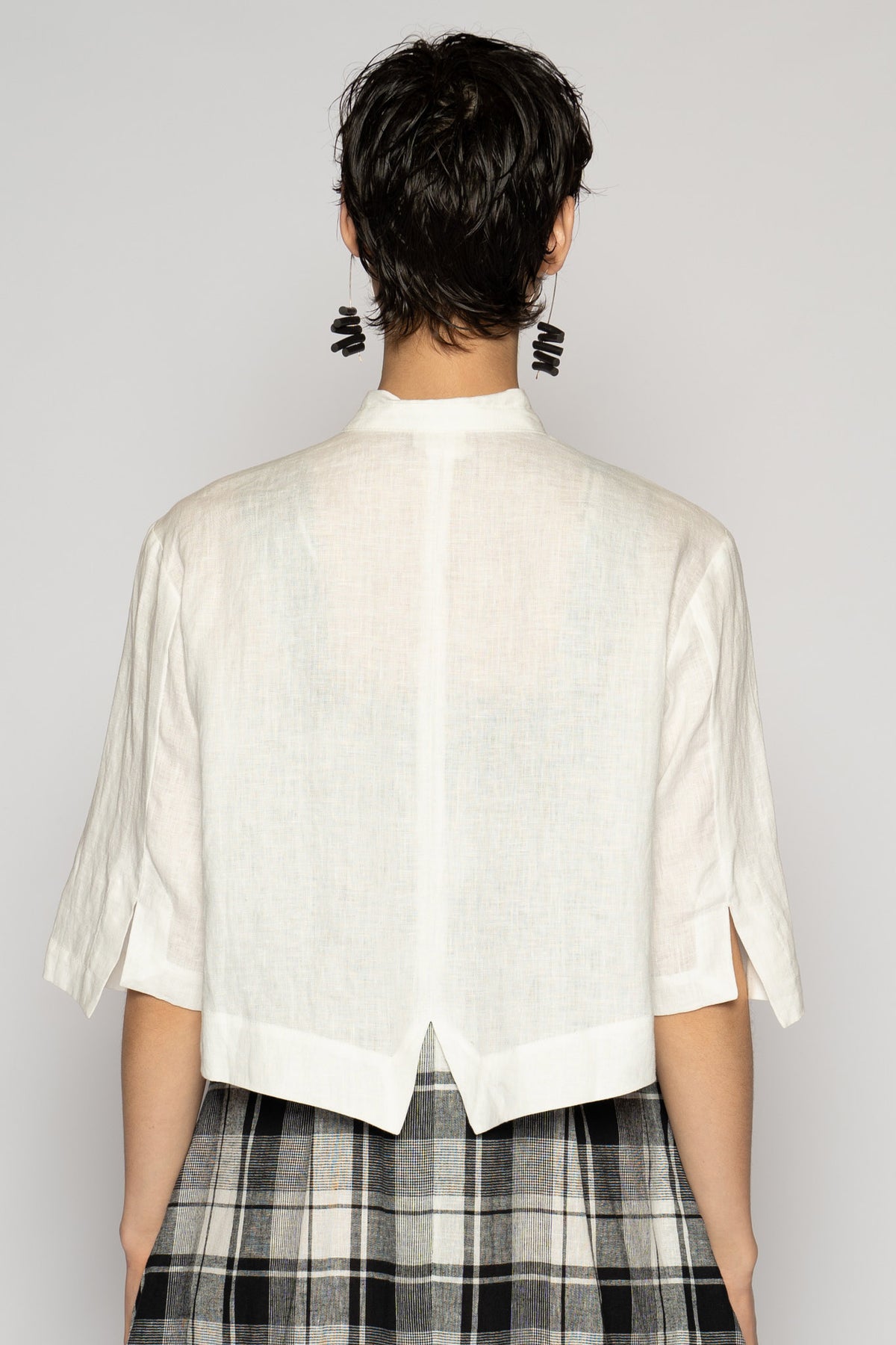 Halo Short Jacket Off White