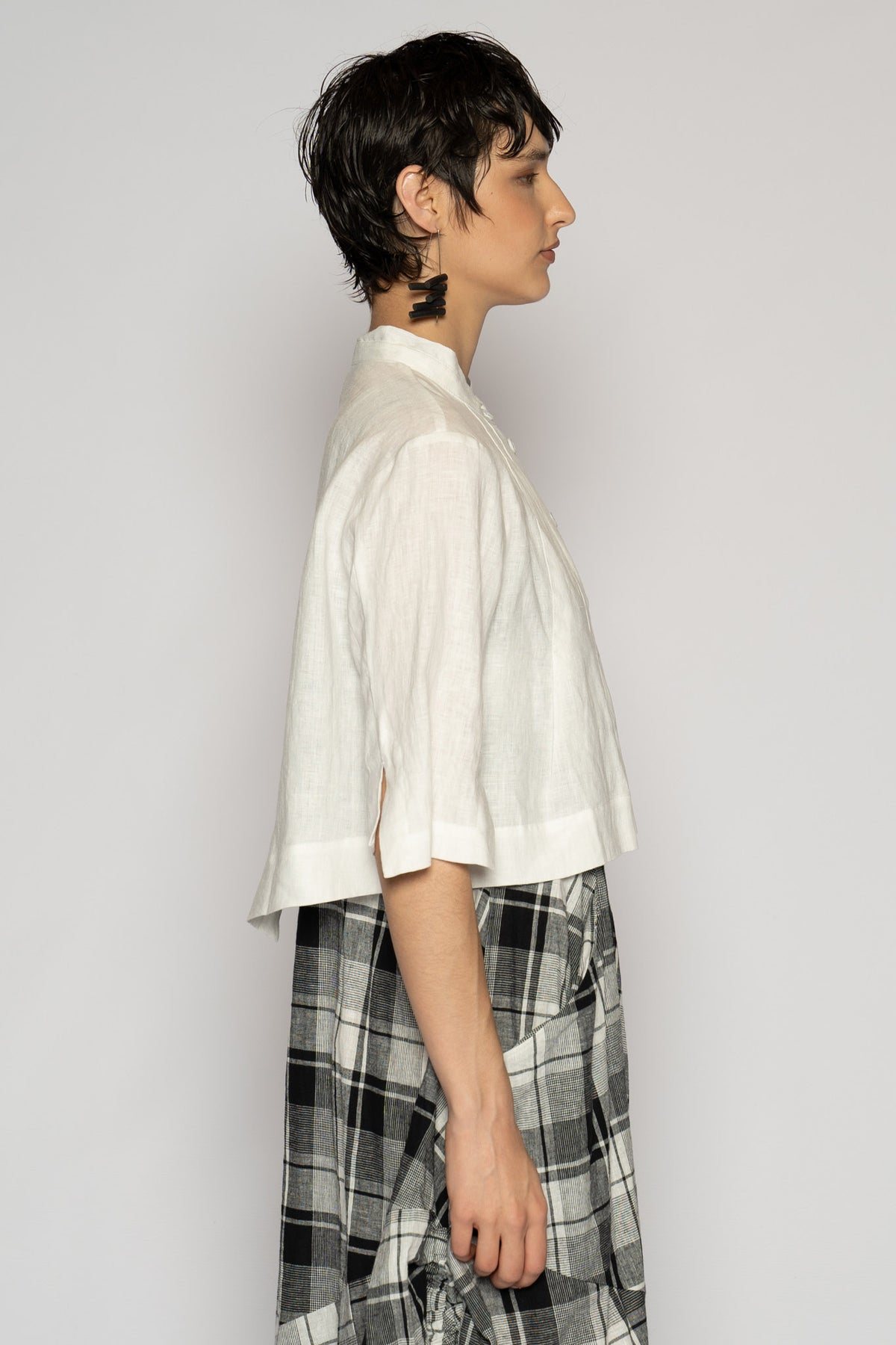 Halo Short Jacket Off White