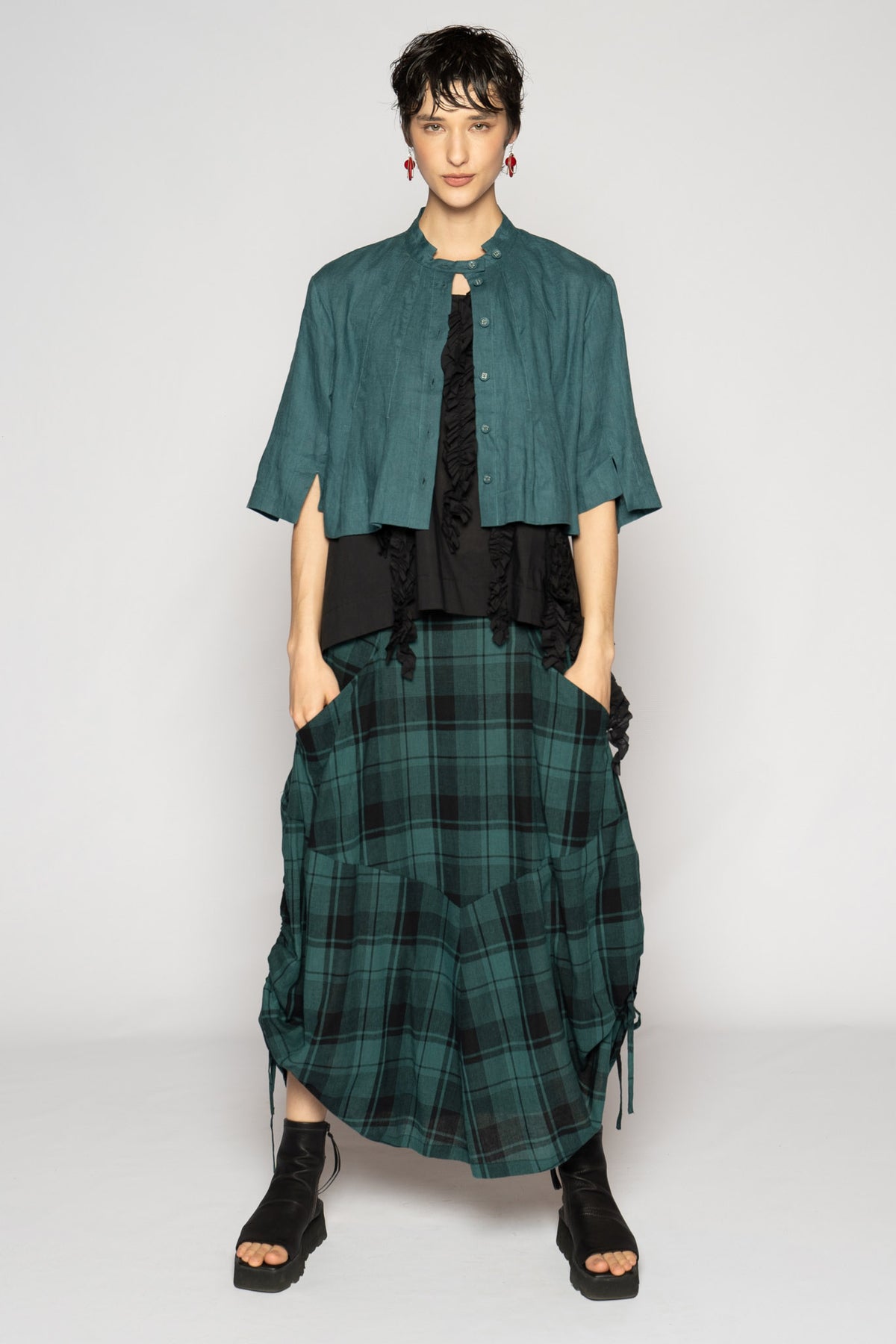 Halo Short Jacket Jade