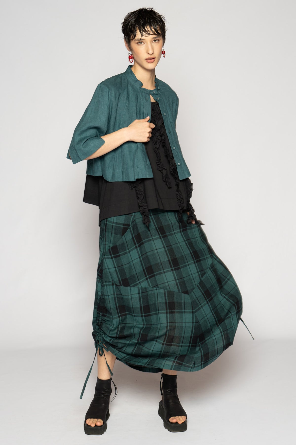 Halo Short Jacket Jade