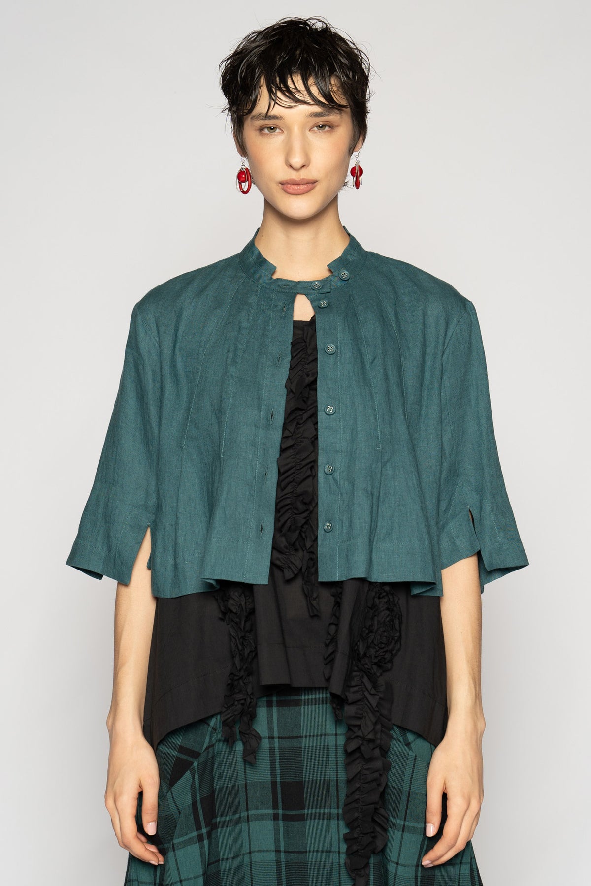Halo Short Jacket Jade