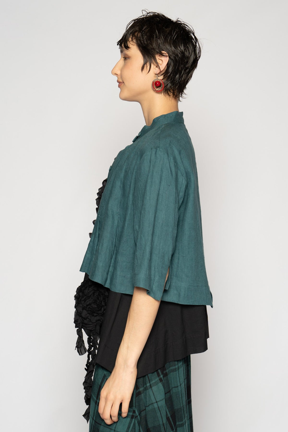 Halo Short Jacket Jade